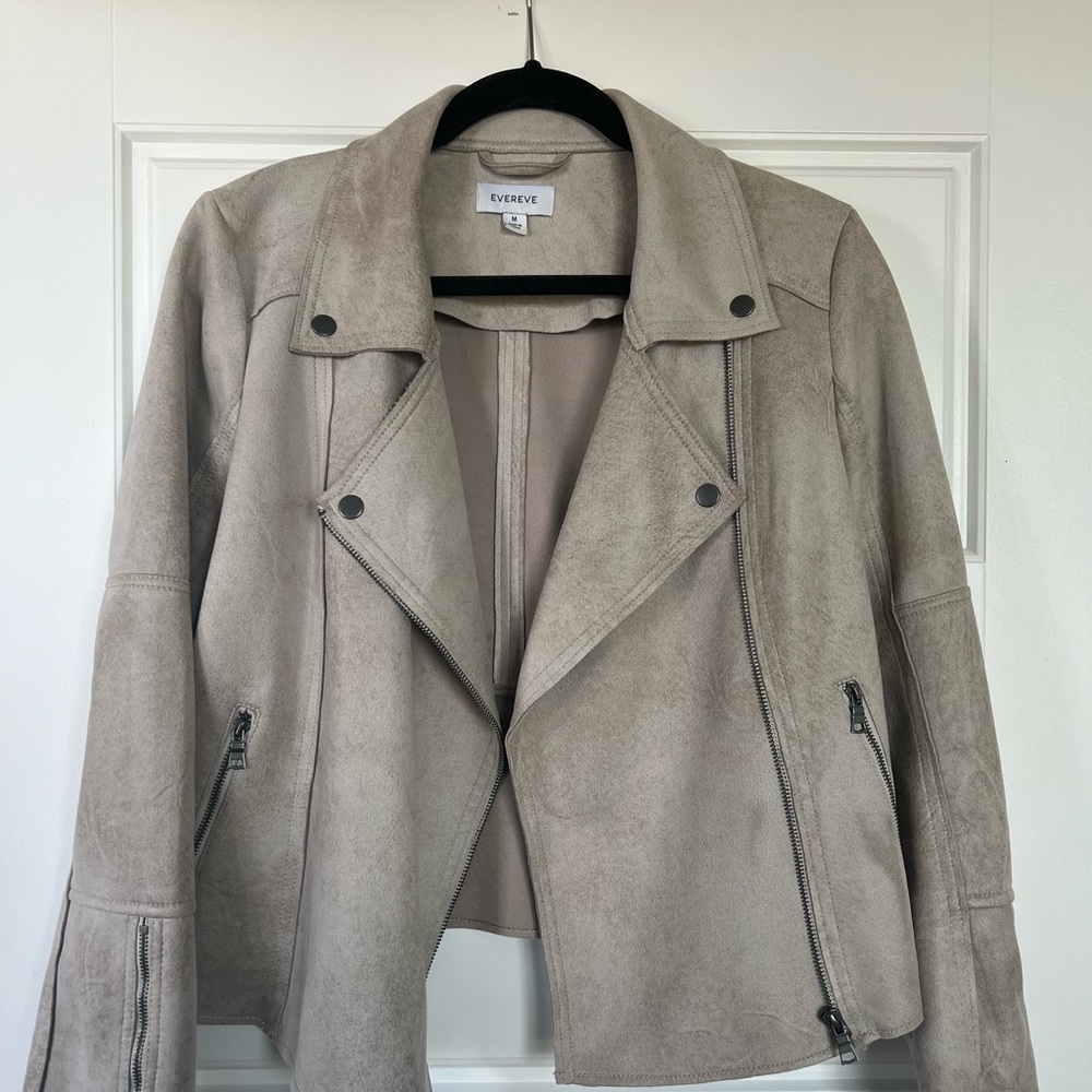 Evereve Suede Cropped Jacket